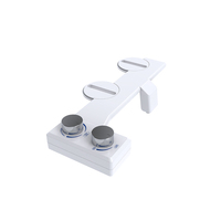 Bidet WC mural ABS pour femmes, design européen en deux parties, avec contrôle de la pression de l'eau et évacuation par siphon en P