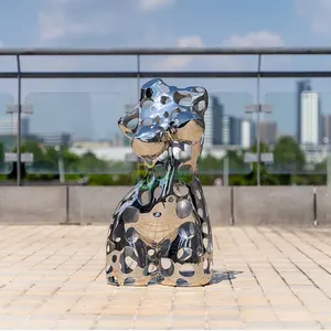Fogo interior exterior moderno personalizado-escultura de aço inoxidável resistente Art Decor Metal artesanato figura corpo feminino