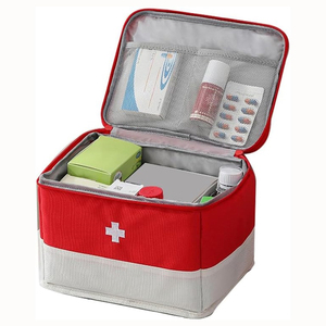 Trousse médicale d'urgence, sac de rangement pour médicaments de voyage, sac médical vide pour la maison, les voyages, le camping, la voiture, la randonnée, les urgences en plein air - Product Image 1