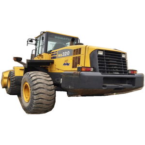 รถตักล้อยางมือสอง Komatsu WA320-5 สภาพดี รับน้ำหนักได้ 15 ตัน เครื่องยนต์ CAT ชั่วโมงการทำงานต่ำ ระบบไฮดรอลิกทำงานราบรื่น - Product Image 1
