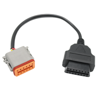 Cable Adaptador de Diagnóstico PC-8, Arnés de Comunicación OBD para Excavadoras, Compatible con Komatsu