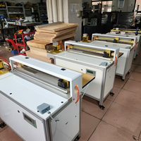Machine de découpe d'angle et de rainurage pneumatique semi-automatique KPC-7010 pour carton, carton cadeau et boîtes rigides