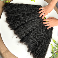 Fournisseurs de tissages de cheveux humains de haute qualité, cheveux vierges 10A, cuticules alignées, cheveux bruts cambodgiens, boucles crépues