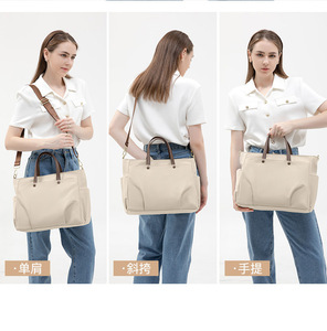 Bolso para ordenador portátil de un hombro para mujer, maletín portátil de gran capacidad, de un hombro bolso cruzado, bolso con <span class=keywords><strong>forro</strong></span> de 15,6 pulgadas - Product Image 6