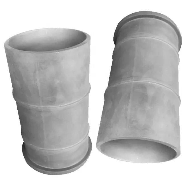 Спеченная силиконовая карбидная трубка/Sic износостойкая трубка для керамического применения