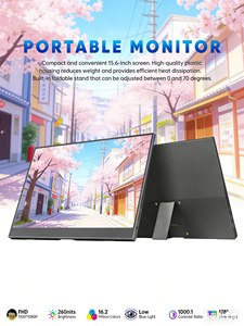 Monitor Portátil <span class=keywords><strong>IPS</strong></span> de 15.6 Pulgadas con Pantalla Táctil, 1080P 60Hz, Soporte Ajustable con Altavoces para Oficina y Juegos - Product Image 5
