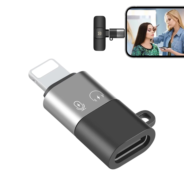 USB C to Lighting Adapter Brand New Type C IOS Adapter for iPhone Wireless Microphone Converter USB C Wired Headphones DC Output