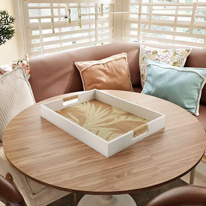 Organisateur de <span class=keywords><strong>plateau</strong></span> en bois au design bohème personnalisé pour table de cuisine <span class=keywords><strong>Plateau</strong></span> de rangement décoratif en bois avec poignées - Product Image 6