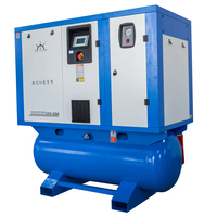 Compresseur d'air rotatif électrique industriel à vis 200L 300L 400L 500L Réservoir de séchage d'air combiné Compresseur d'air 4 en 1 intégré