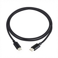 Câble de charge rapide TPE Type-C vers Type-C PD 100W 5A de 2 m avec blindage tressé pour téléphone portable et ordinateur portable
