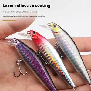 Bionischer Edelstahl-Hardbait für Weite Würfe mit Schwebender Aktion und Realistischem Design - Minnow-Köder für Süßwasser-Angeln - Product Image 4