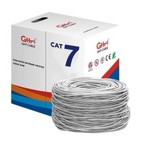 Produsen Cat6 Cat7 Cat8 kabel Ethernet SSTP SFTP 23AWG OFC CCA kabel jaringan LAN terlindung 100m 305m kabel komunikasi Data