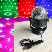 Lumières Laser Disco, boule RGB, Dj, fête, scène, Disco, son, LED, Mini lumière Laser