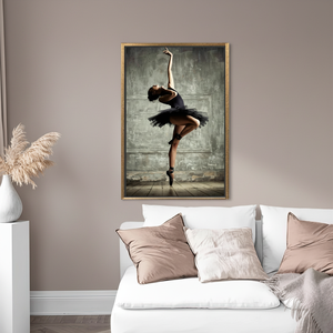Modern Woman Mural <b>Canvas</b> Print - Elegant Girl Room Decor,GOLD <b>FRAMED</b> <b>CANVAS</b> - Product Image 3