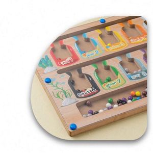 Montessori Toy Wooden Toddler Magnetic Color and Number Maze Preschool Learning Activities Christmas & Birthday <b>Gift</b> for Kids - Product Image 4