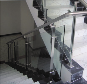 Lan can kính hiện đại lan can thép không gỉ cầu thang lan can cho cầu thang lan can dễ dàng để cài đặt - Product Image 2
