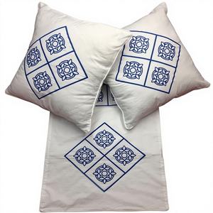 Coussins brodés main de luxe en coton de haute qualité, collection Vietnam AP Vietnam, best-seller, avec broderie au point de croix - Product Image 1