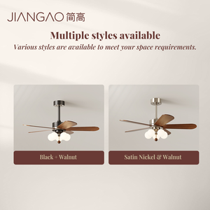 <span class=keywords><strong>Ventilateur</strong></span> de <span class=keywords><strong>plafond</strong></span> 35W à trois tons, dimmable, avec lumière, tige réglable, <span class=keywords><strong>ventilateur</strong></span> Shadow Chaser avec 5 lampes à <span class=keywords><strong>globe</strong></span> pour chambre et salon - Product Image 2