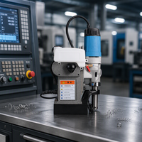 Perceuse magnétique portable de 50 mm, machine de perçage à noyau magnétique, perceuse à base magnétique pour l'acier