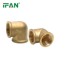 Raccord fileté en laiton CW617N de haute qualité IFAN raccords en cuivre en laiton pour l'eau