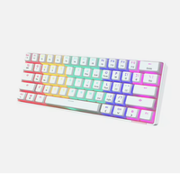 Cherry Brand Clavier de jeu mécanique filaire 61 touches Gamer rétroéclairé 60% RVB avec option sans fil