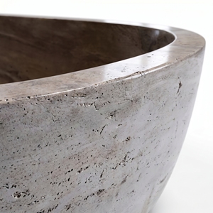 Bañeras Ovaladas Modernas de Lujo Hechas a Medida, Exclusivas de Travertino, Independientes, para Baño, Villa, Hotel, Hogar - Product Image 6