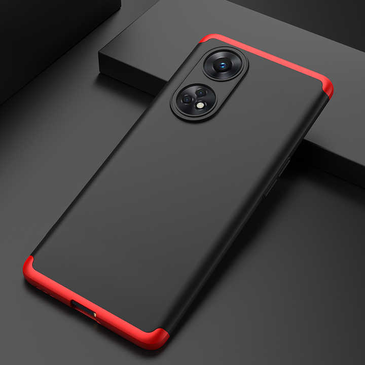 GKK Shockproof 360 Matte Hard PC Full Protective Phone Case for OPPO Reno 8T 5G A57 A16 A76 A96 A54 F19 Pro