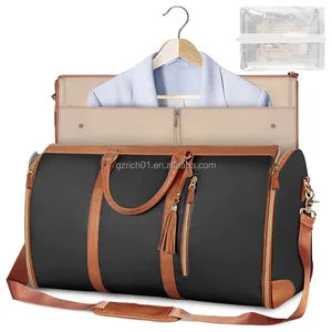 Shein批发产品粉色可转换行李袋服装皮包可折叠行李箱拉杆包旅行包TB01