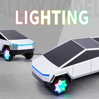 Altavoz con Forma de Camioneta Tesla Cybertruck, Reproductor de Música Inalámbrico BT con Radio FM