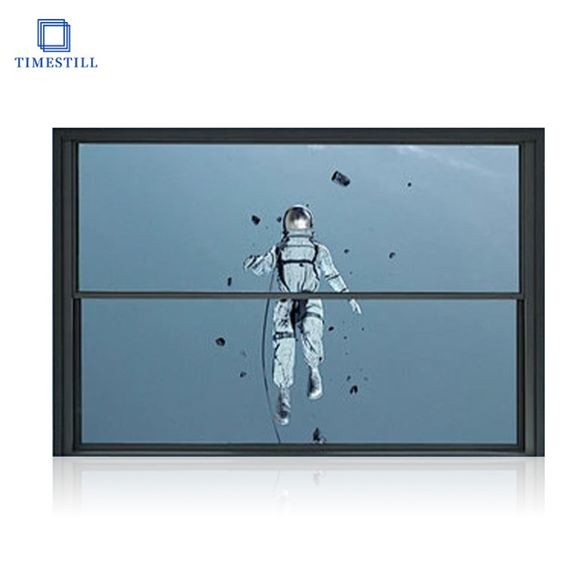 Intelligent Remote Control Motorized Vertical Sliding Windows Custom Balcony Electric Aluminum Glass Lift up Window
