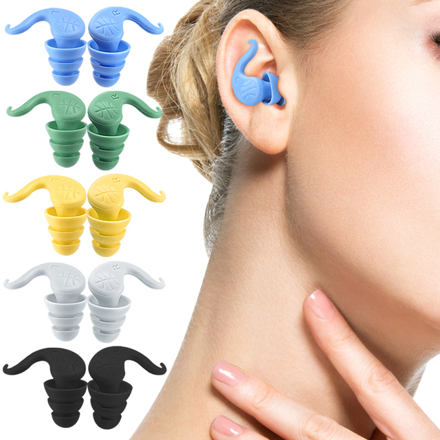 Earplugs for Sleeping Noise Cancelling Reusable Ear Plugs Silicone Ear Plug for Sleeping