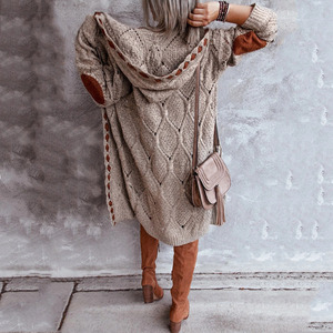 Suéter Nuevo para Mujer, Otoño Invierno, Sudadera Holgada de Moda, Cárdigan de Manga Larga, Suéter, Abrigo, Ropa de Abrigo de Invierno, Abrigo de Moda - Product Image 5