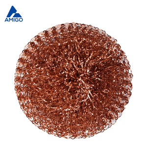 แผ่นขัดล้างอามิโก้ คอปเปอร์ไนซ์ เมช 2 ชิ้น สำหรับทำความสะอาดครัว ทนทาน - Product Image 4