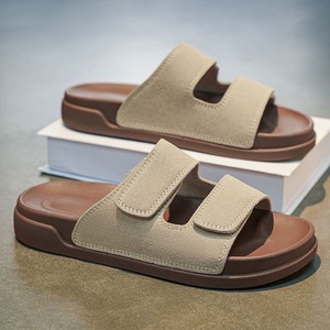 <span class=keywords><strong>Sandali</strong></span> da <span class=keywords><strong>uomo</strong></span> in pelle scamosciata di alta qualità, <span class=keywords><strong>alla</strong></span> <span class=keywords><strong>moda</strong></span>, con doppio cinturino regolabile in velcro, per l'estate e l'outdoor 2026 - Product Image 5
