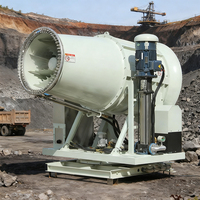 Canon à brouillard électrique haute pression Zhenton ZT60 100m avec télécommande et contrôle PLC pour la suppression de la poussière dans les mines