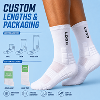 Chaussettes de sport confortables avec logo personnalisé, chaussettes de qualité supérieure pour tous les jours, pour les activités sportives et les loisirs