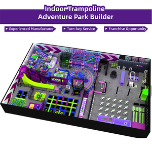Bettaplay Parque de Trampolines Personalizado para Niños y Adultos, Circuito Ninja, Tobogán Grande, <span class=keywords><strong>Arena</strong></span> de Saltos, Equipo de Juegos Interior - Product Image 3