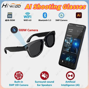 2025 moda con la fotocamera 4K scatta foto Video 230mah ChatGPT Bluetooth telefonate musica Smart AI occhiali - Product Image 2
