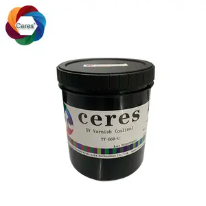 Ceres uv 광택 오프셋 인쇄 msds uv 광택