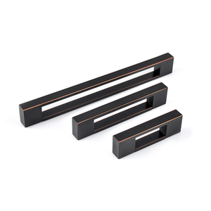 Modern Kitchen Cabinet Hardware Squared Drawer Pulls oil Rubbed Bronze Cabinet Handles