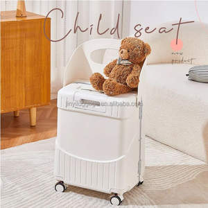 Bolsa de Viaje de Lujo para Madre e Hijo, <span class=keywords><strong>Maleta</strong></span> de Mano Moderna para PC, Asiento de Cochecito para Bebé con Ruedas Giratorias de 360° y Candado TSA - Product Image 4