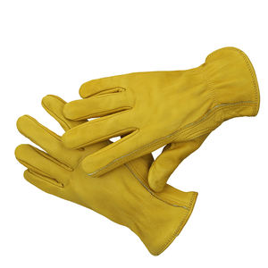 Wasserdichte Leder arbeits handschuhe Fahrer Motorrad General Industrial Mining Safety Leder handschuhe - Product Image 3