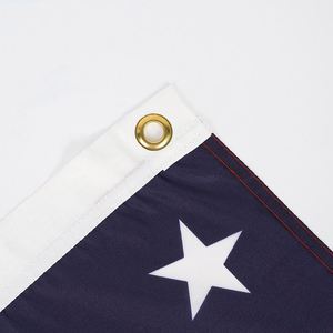 Bandera Americana Bordada de Doble Cara de Alta Calidad, Tela Oxford 210D, 3x5 pies, Logotipo Personalizado, Asta de Aluminio, Personalizable para Exteriores - Product Image 4