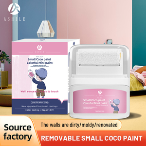 Cepillo de rodillo pequeño al mejor precio para renovación de reparación de paredes de pintura de látex de 50ml para revestimiento de grafiti - Product Image 2