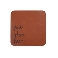 Tapis de souris à chargeur rapide sans fil avec logo personnalisé Tapis de souris Cadeaux d'affaires promotionnels avec gravure laser