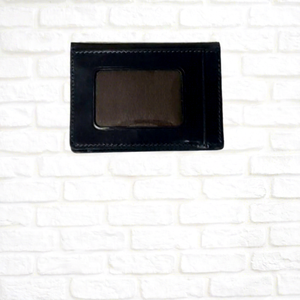 กระเป๋าใส่บัตรหนังวัวฟอกฝาดแบบมินิมอลจากญี่ปุ่น ขนาด 10.5x7.5 ซม. - Product Image 1