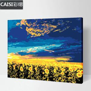 Набор для рисования по номерам напрямую с фабрики, холст 40*50 см, разнообразные темы: архитектура, цветы, ручная роспись для декора гостиной - Product Image 3