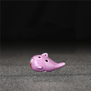 Flûte Ocarina en Porcelaine Colorée en Forme de Requin à 6 Trous avec Trou pour Cordon, Idéale pour l'Éveil Musical des Enfants – Vente en Gros - Product Image 5