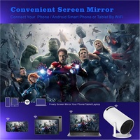 Mini Proyector HY300 Multimedia Android 11 RK3326 130ANSI Lúmenes, 720p, Cine en Casa, Portátil, LCD, 4k, Enfoque Manual