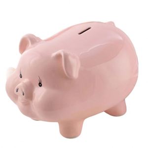 Hot Selling Kids Resin Coin <b>Box</b> Classical Promotion Custom Made Pig Shape Ceramic Finishing Piggy Money Bank - Product Image 1